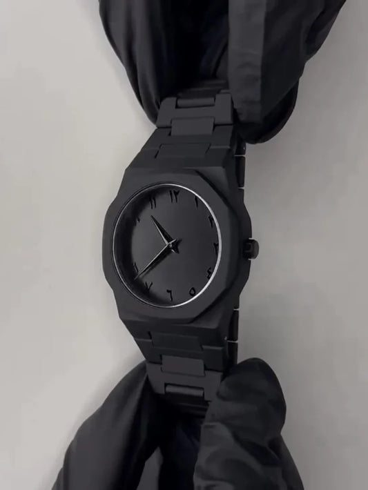 Arabic Black Aura Watch – All Black Edition