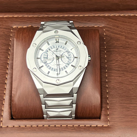 Hublot Diamond Cut Skeleton Watch