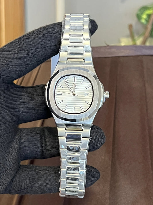 Men's Watch with Date Function & Vibrant Stainless Steel